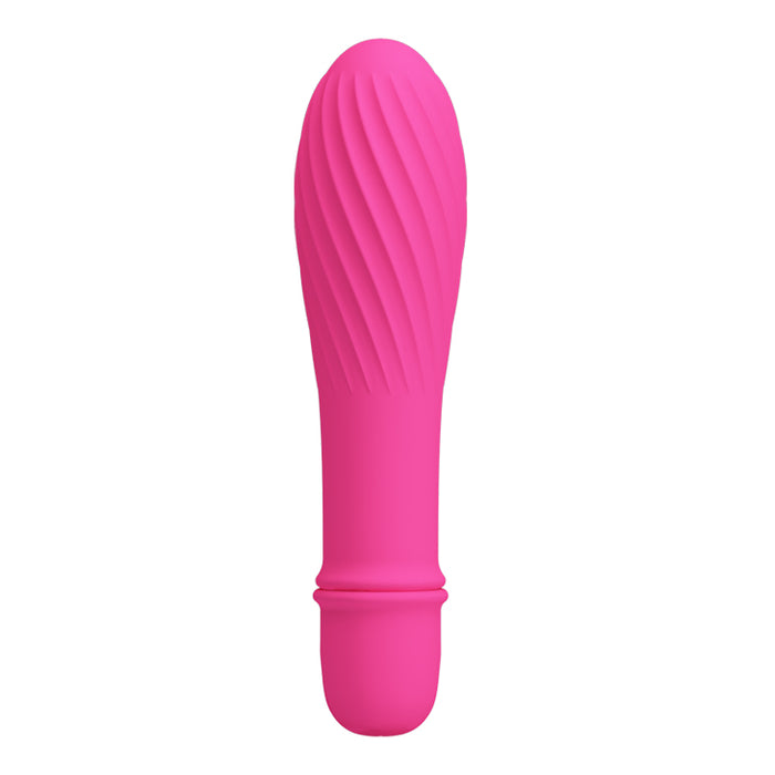 Battery G-Spot Vibrator Hot Pink 137mm "Solomon"