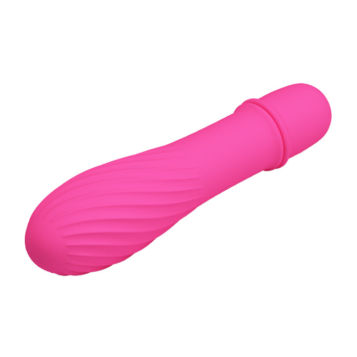 Battery G-Spot Vibrator Hot Pink 137mm "Solomon"