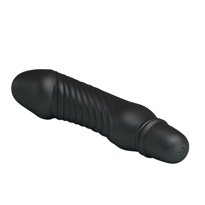 Dolphin Vibrator Black "Stev" 133mm