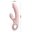 Easy Grip Vibrator Soft Pink "Selene" 190mm