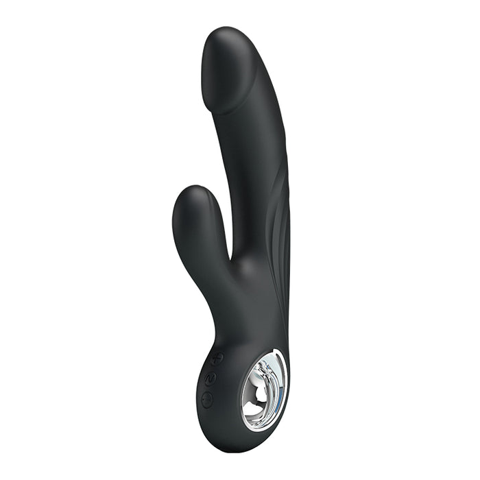 Easy Grip Vibrator Black "Selene" 190mm