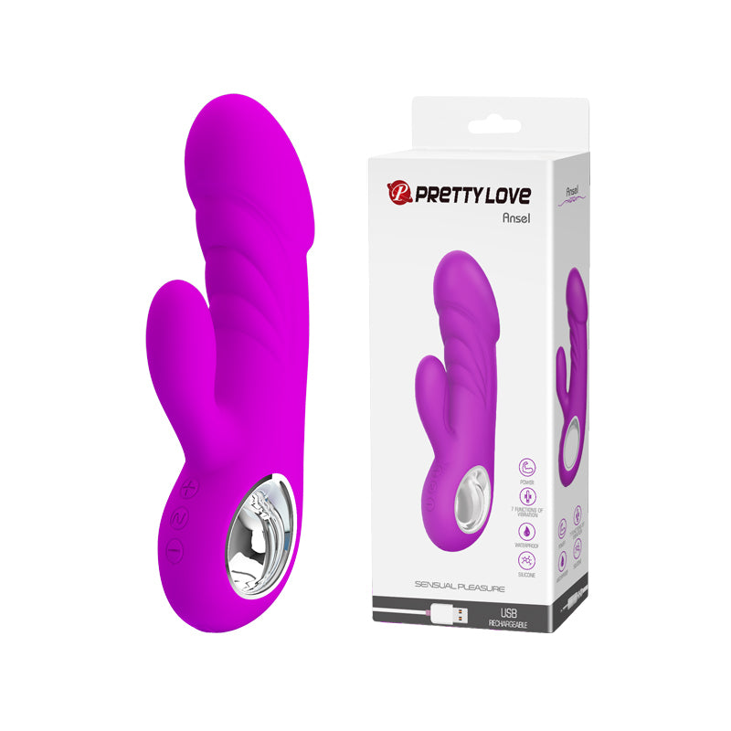 G-Spot Vibrator Purple "Ansel" 158mm