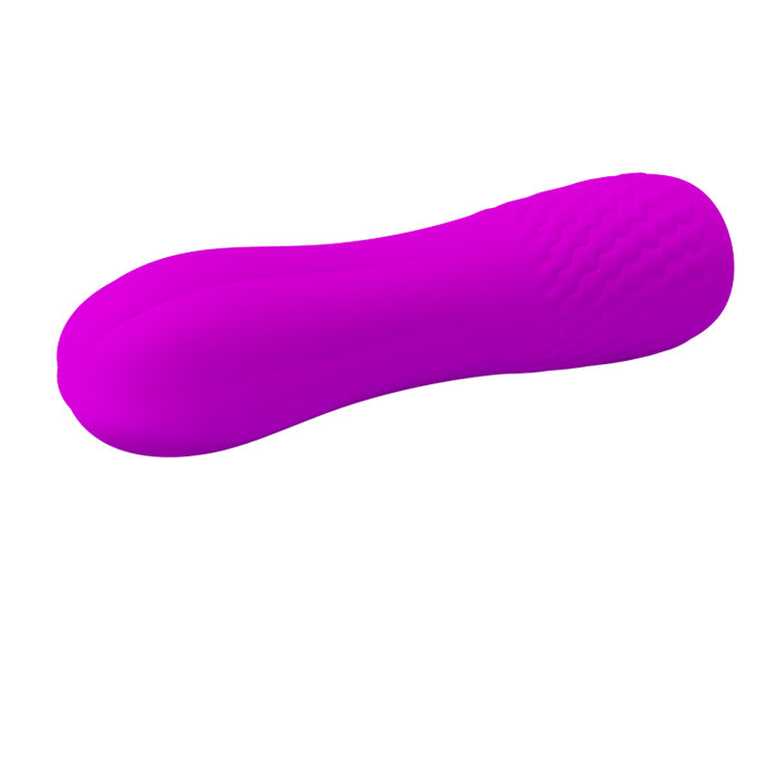 Easy Insertion Mini Vibrator Purple "Allen" 116mm