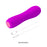 Easy Insertion Mini Vibrator Purple "Allen" 116mm