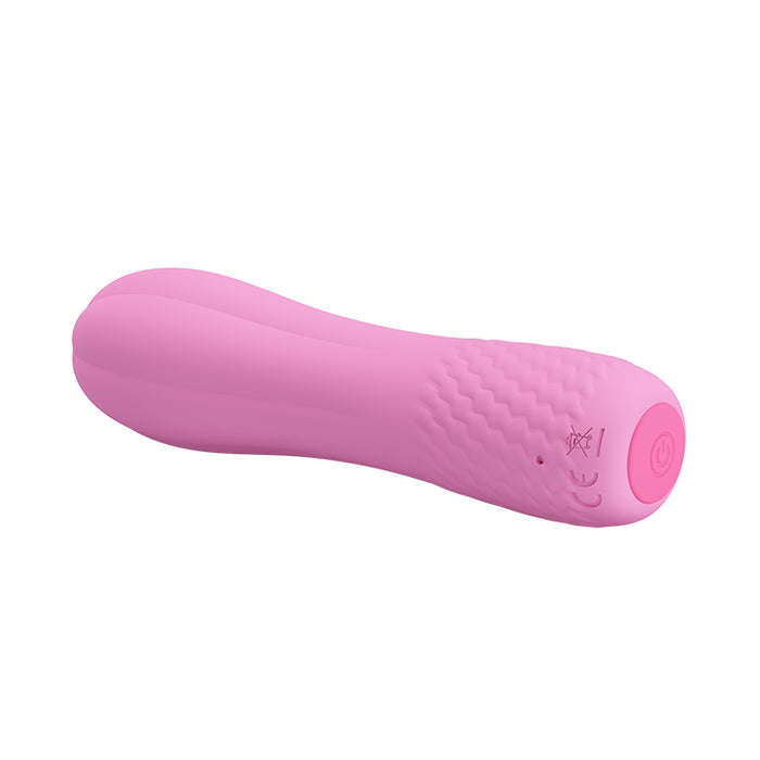 Easy Insertion Mini Vibrator Soft Pink "Alice" 116mm