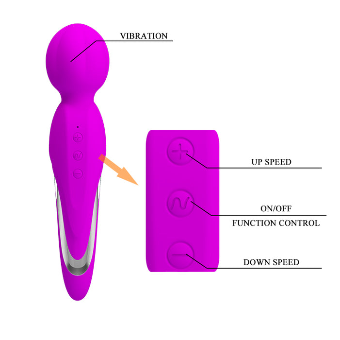 Body Wand "Fitzgerald" Pink (216mm)