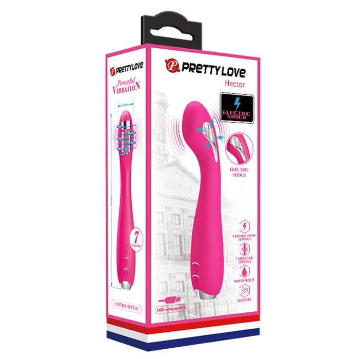 Electro Shock G Spot Vibrator "Hector" Magenta