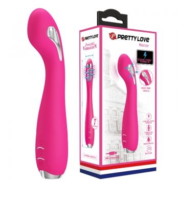 Electro Shock G Spot Vibrator "Hector" Magenta