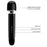 Rechargeable Massager "Charming Massager" Black