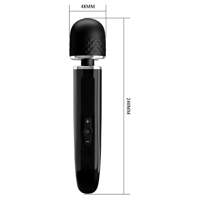 Rechargeable Massager "Charming Massager" Black