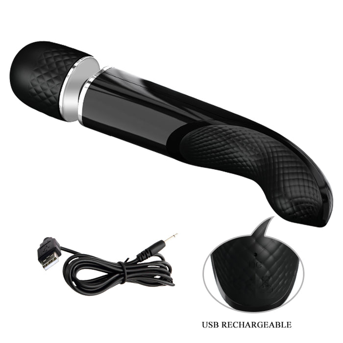 Rechargeable Massager "Charming Massager" Black