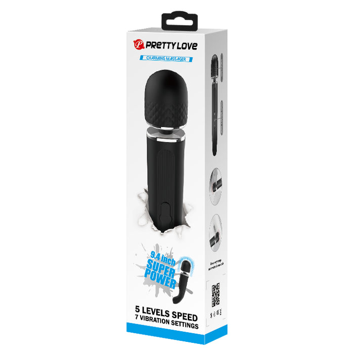 Rechargeable Massager "Charming Massager" Black