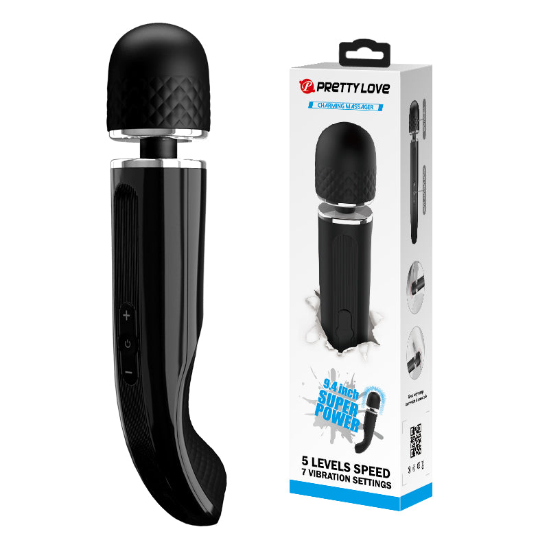 Rechargeable Massager "Charming Massager" Black