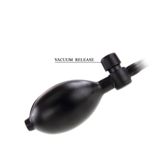 Inflatable Anal Plug Black