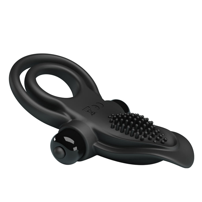 Vibrating Penis Ring Black (113mm)