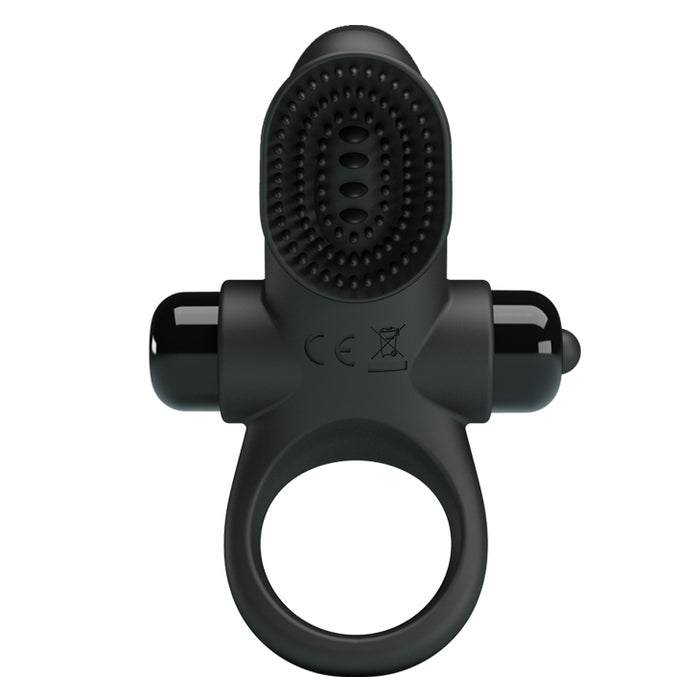 Vibrating Penis Ring II Black (86mm)