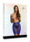 High-waist fishnet skirt - Blue - O/S