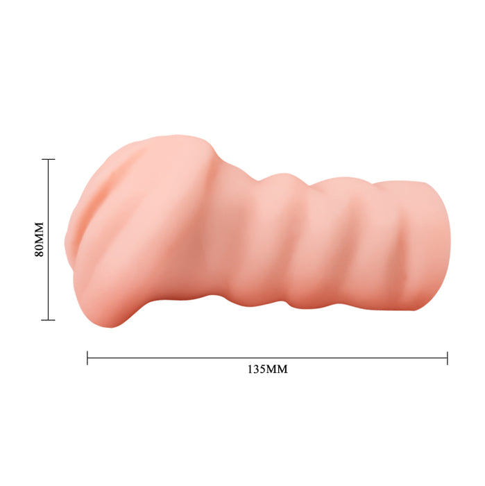 Vagina Masturbator "Leila" Flesh (135mmx80mm)