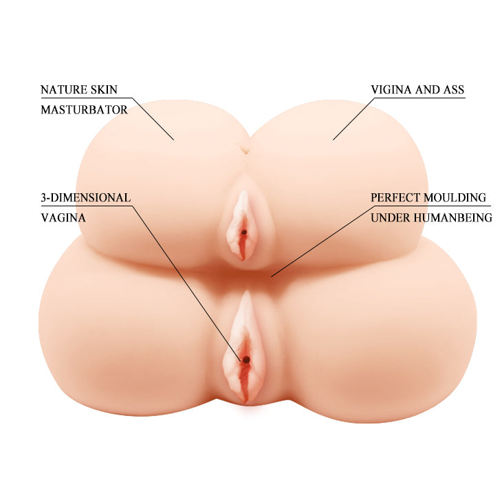 Double Decker Pussy And Ass Masturbator