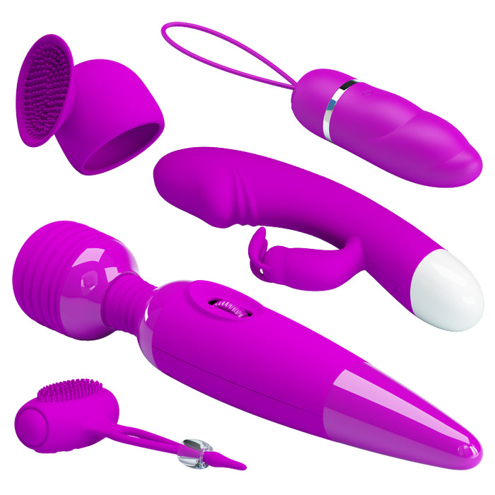 Purple Desire Collection - 5 Toys & Attachments