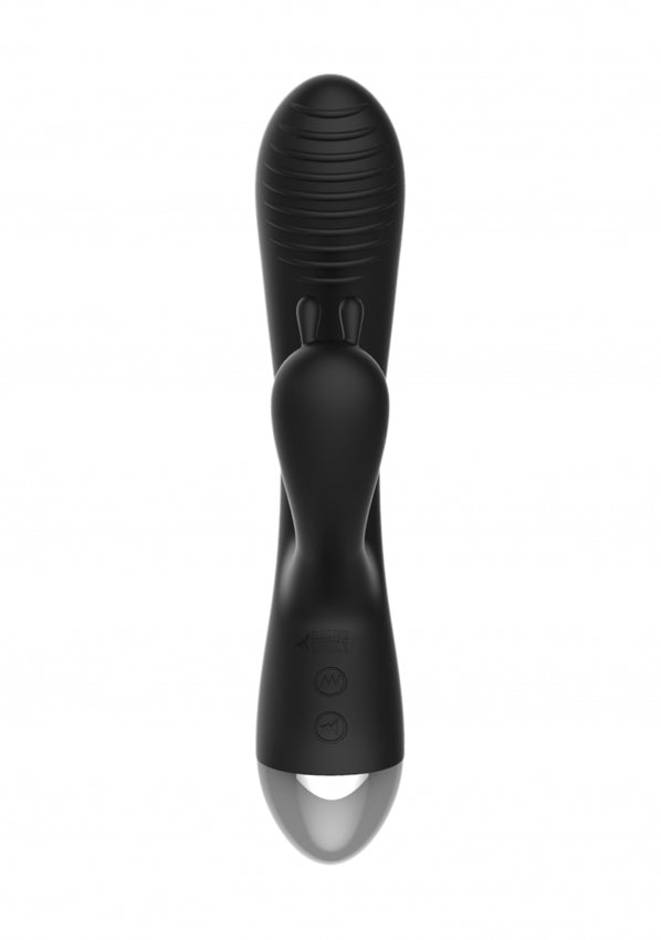 E-Stimulation Rabbit Vibrator - Black