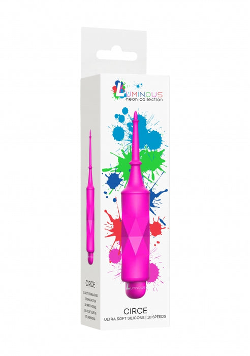 Circe - ABS Bullet With Silicone Sleeve - 10-Speeds - Fuchsia