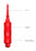 Circe - ABS Bullet With Silicone Sleeve - 10-Speeds - Red