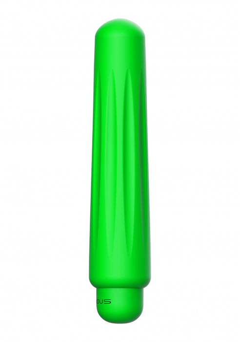 Delia - ABS Bullet With Silicone Sleeve - 10-Speeds - Green