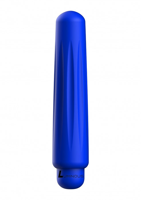 Delia - ABS Bullet With Silicone Sleeve - 10-Speeds - Royal Blue