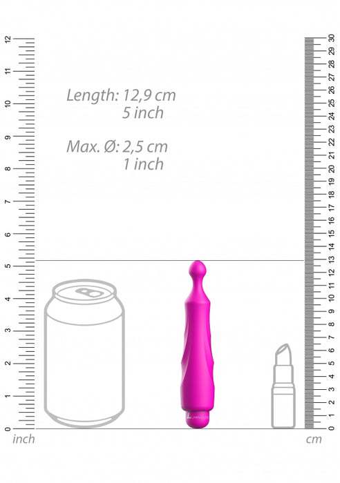 Dido - ABS Bullet With Silicone Sleeve - 10-Speeds - Fuchsia