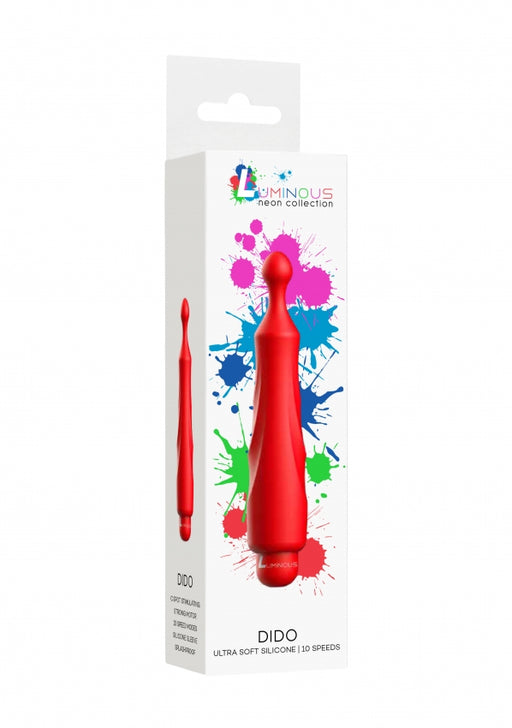 Dido - ABS Bullet With Silicone Sleeve - 10-Speeds - Red