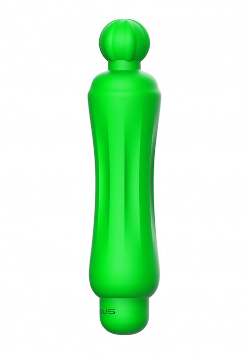 Demi - ABS Bullet With Silicone Sleeve - 10-Speeds - Green