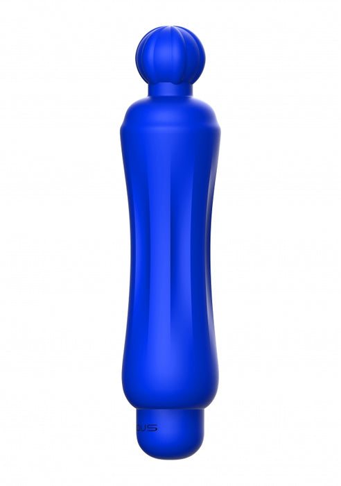 Demi - ABS Bullet With Silicone Sleeve - 10-Speeds - Royal Blue