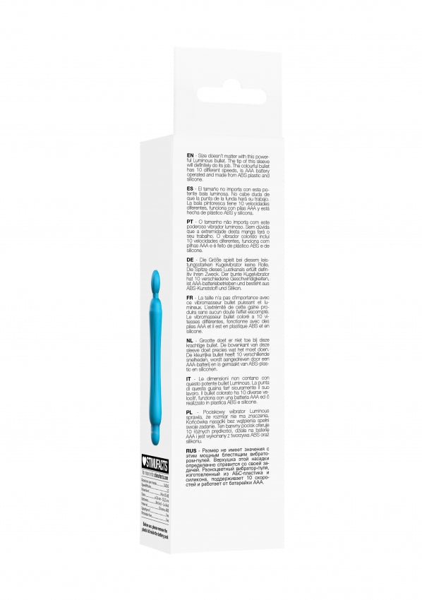 Demi - ABS Bullet With Silicone Sleeve - 10-Speeds - Turquoise