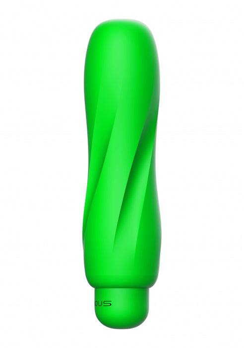 Ella - ABS Bullet With Silicone Sleeve - 10-Speeds - Green