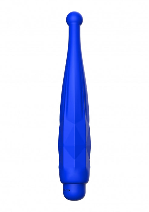 Lyra - ABS Bullet With Silicone Sleeve - 10-Speeds - Royal Blue