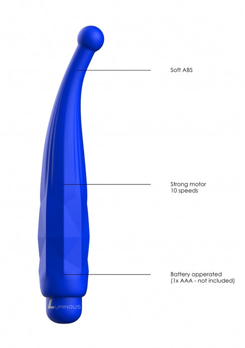 Lyra - ABS Bullet With Silicone Sleeve - 10-Speeds - Royal Blue