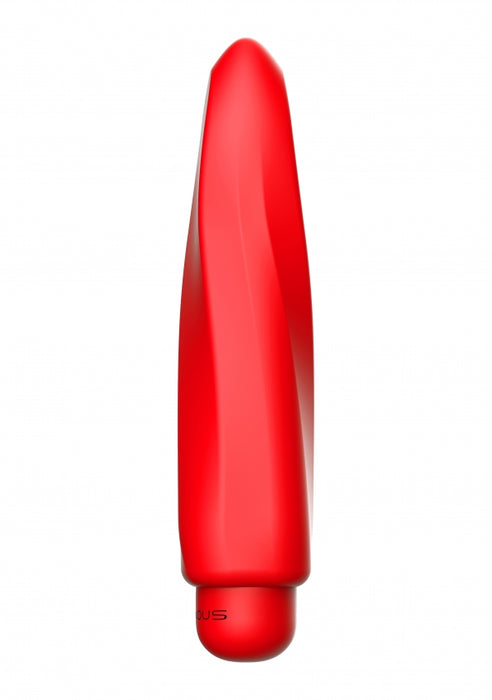 Myra - ABS Bullet With Silicone Sleeve - 10-Speeds - Red