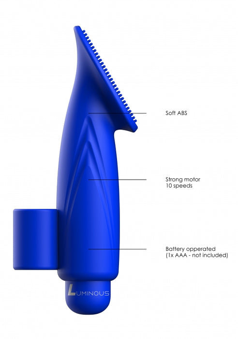 Thea - ABS Bullet With Silicone Sleeve - 10-Speeds - Royal Blue