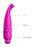 Zoe - ABS Bullet With Silicone Sleeve - 10-Speeds - Fuchsia