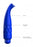 Zoe - ABS Bullet With Silicone Sleeve - 10-Speeds - Royal Blue