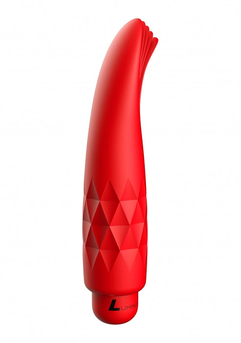 Zoe - ABS Bullet With Silicone Sleeve - 10-Speeds - Red