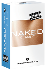 Condom Ultra Thin 12pk Naked Classic 54mm