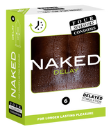 Condom 12pk Naked Delay 54mm