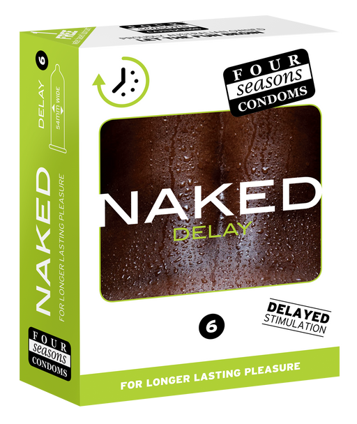 Condom 12pk Naked Delay 54mm