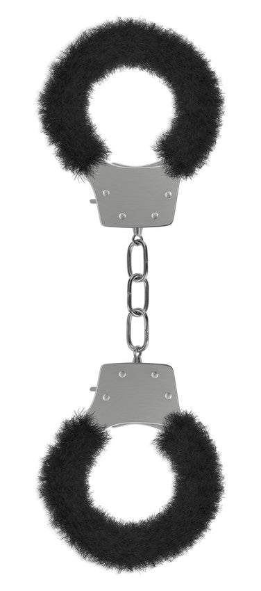 Pleasure Handcuffs Furry - Black