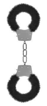 Pleasure Handcuffs Furry - Black