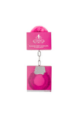 Pleasure Handcuffs Furry - Pink