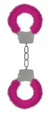 Pleasure Handcuffs Furry - Pink