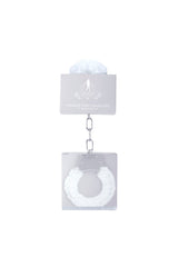 Pleasure Handcuffs Furry - White